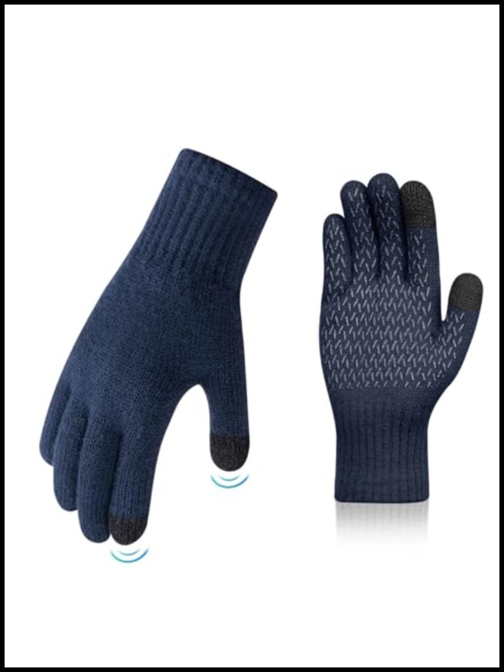 Kids Alpaca Wool Winter Gloves Touchscreen Anti-Slip Knit Mittens